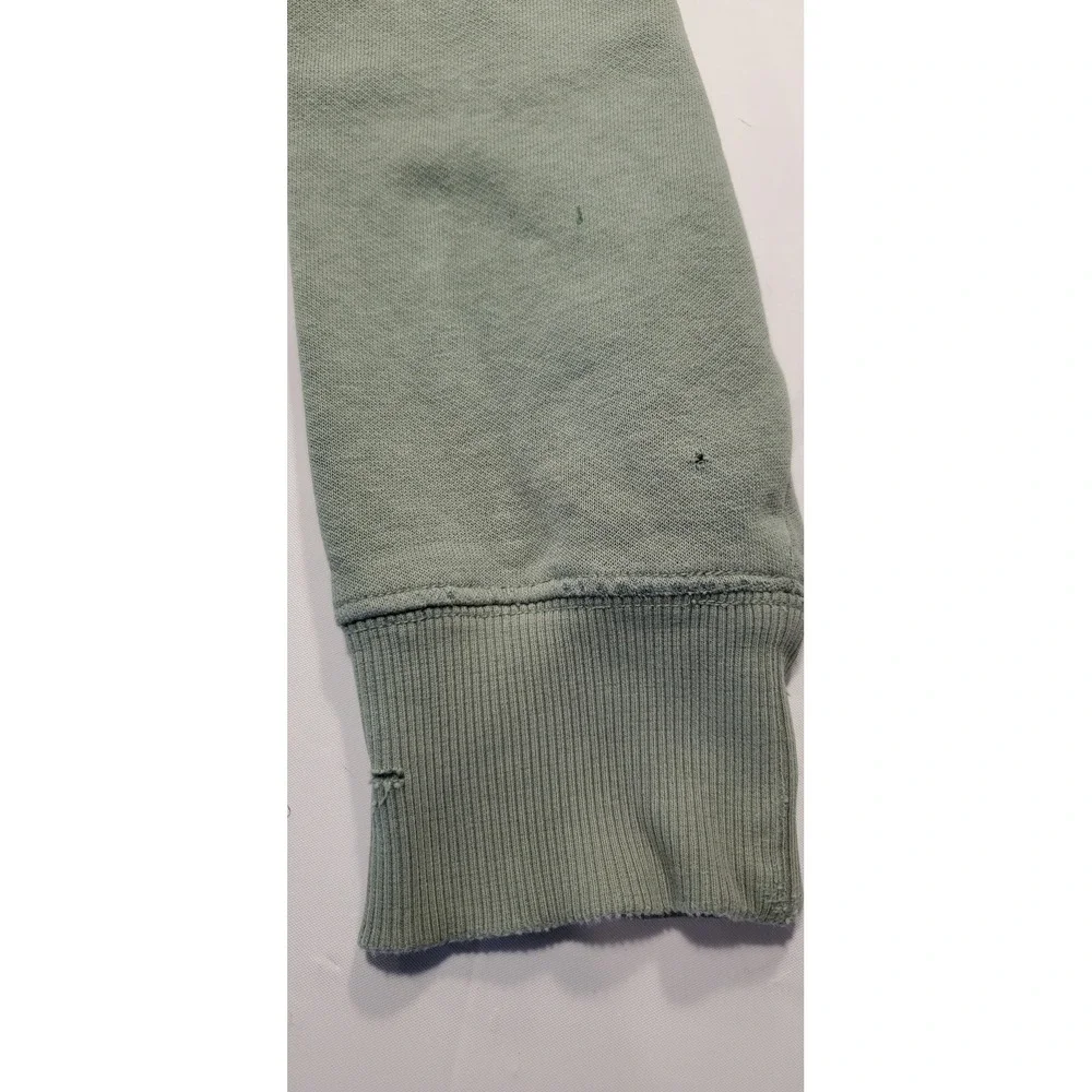 The North Face Mens Hoodie Green Pullover Hooded Sweatshirt‎ Size Small